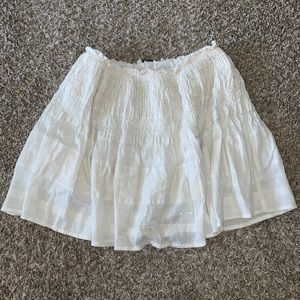 White Zara skirt